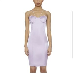 Danielle Guizio Lavender Midi Dress